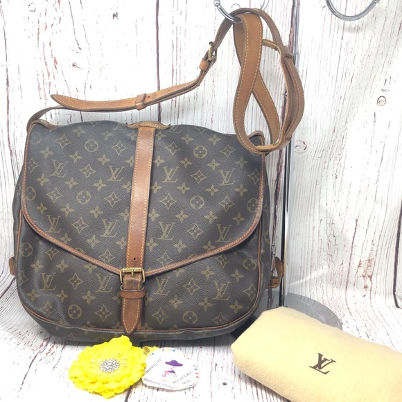Louis Vuitton Handbags - Louis Vuitton Monogram Saumur 35